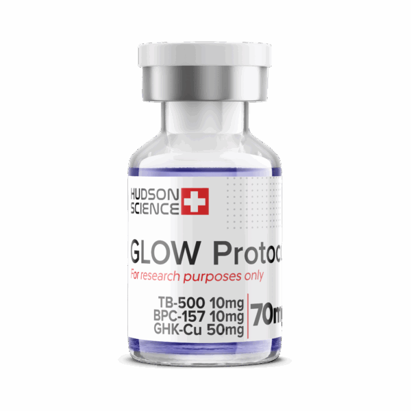 Glow Protocol (TB500 10mg, BPC-157 10mg, GHK-Cu 50mg) - Hudson Science