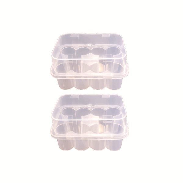 2 PACK – Peptide storage case [10 vial storage each]